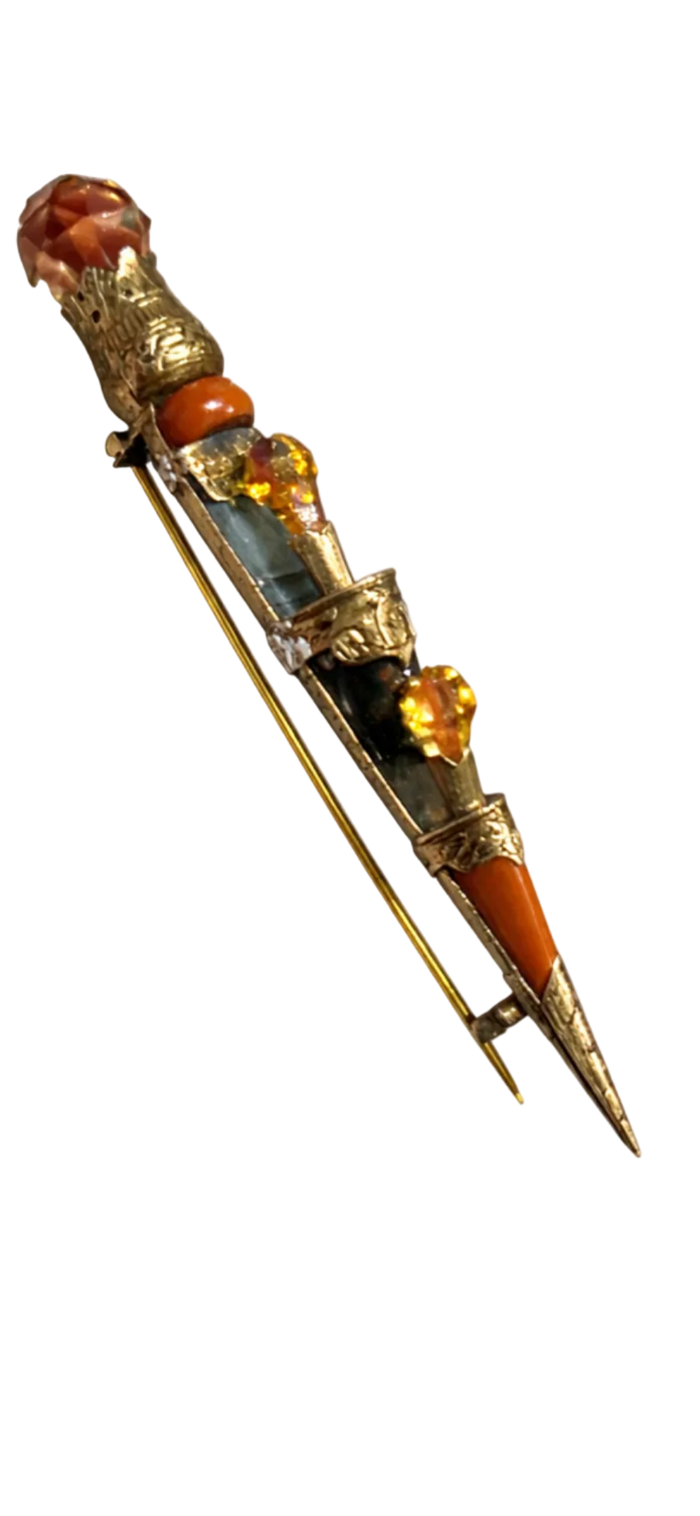 Victorian Scottish Dirk Brooch