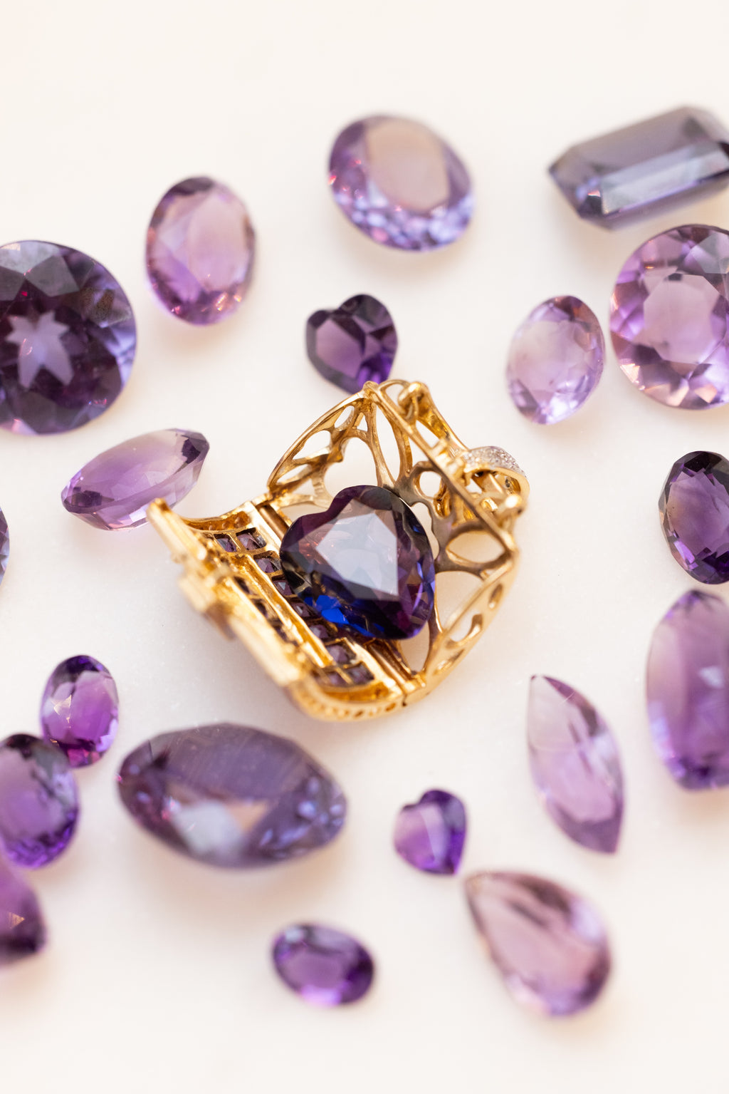 Amethyst Purse Pendant