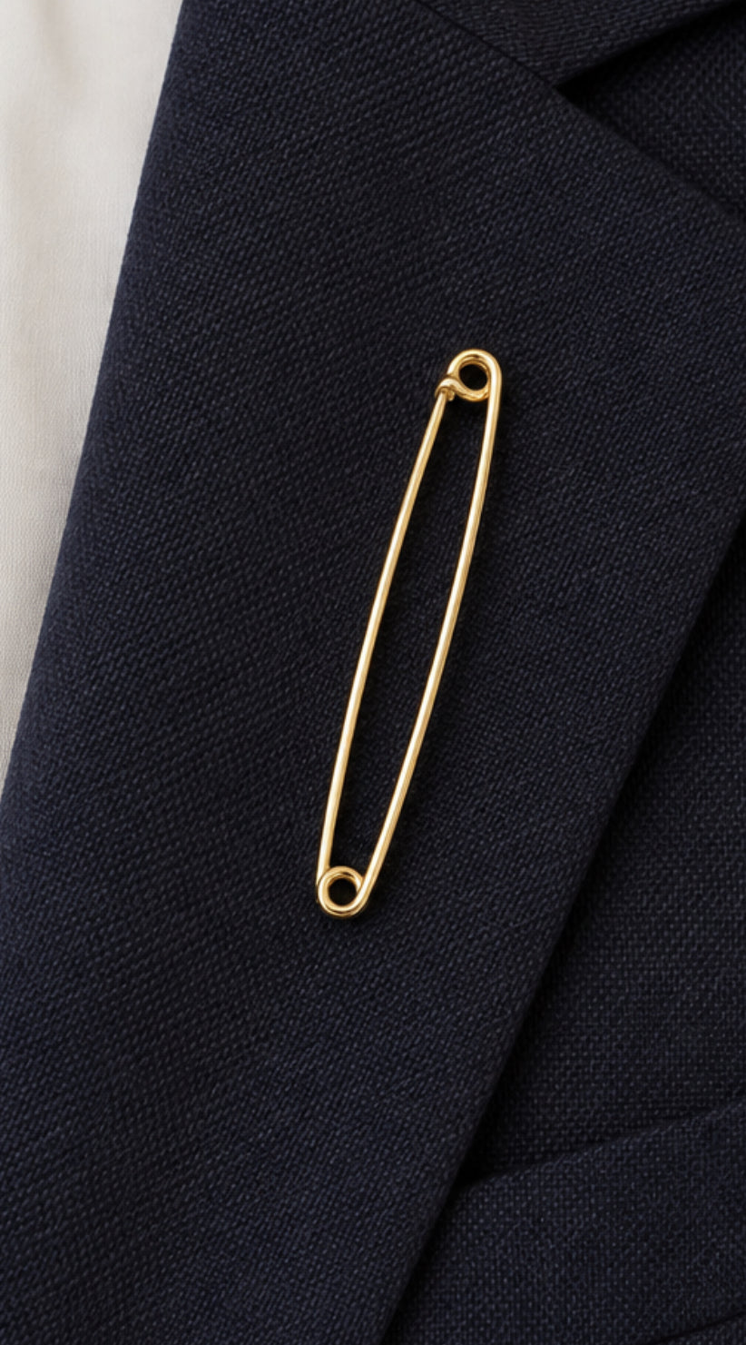 Gold Safety Pin