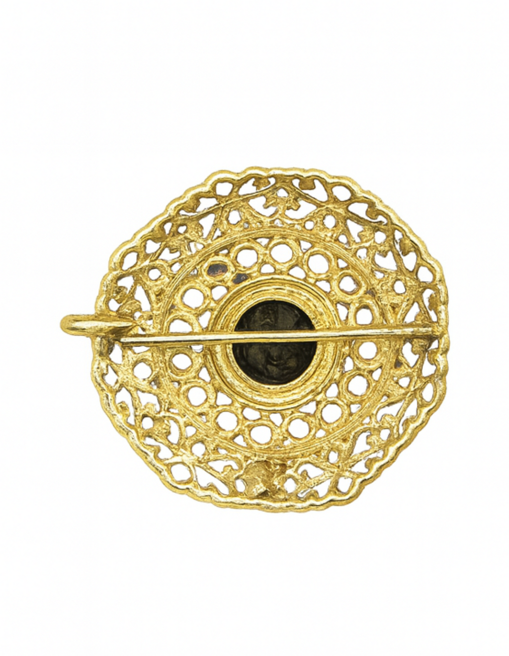 18k Garnet Brooch/Pendant