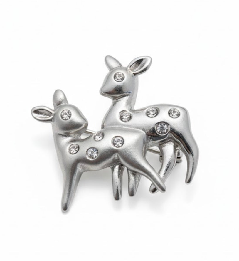 Mini Deer Brooch