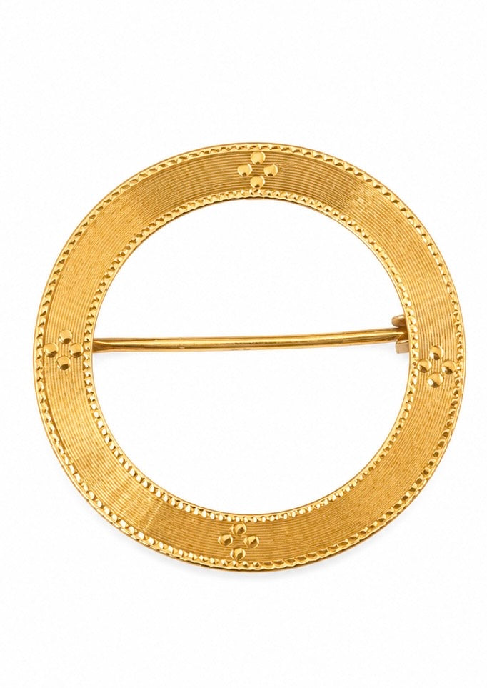 Classic Circle Brooch