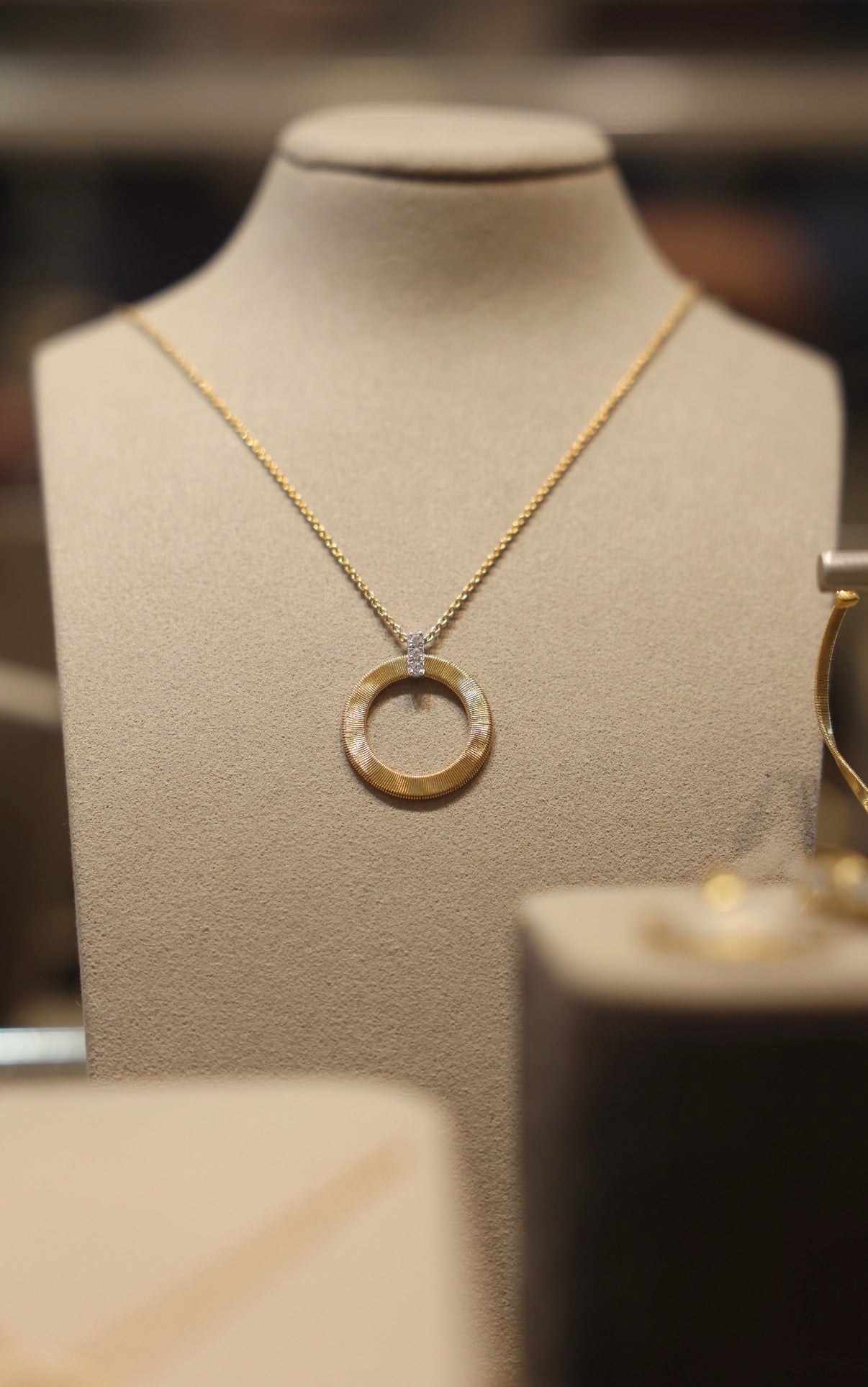 Marco Bicego Masai 18K Yellow Gold Circle Pendant