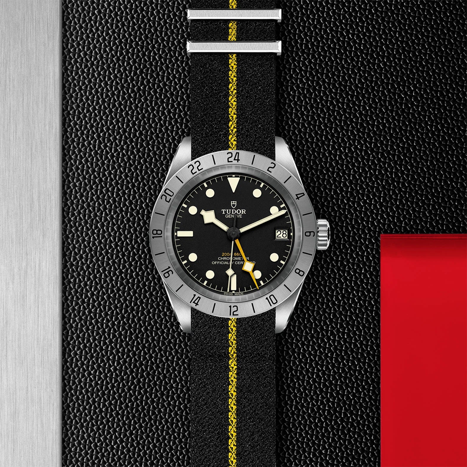 TUDOR Black Bay Pro  Black / Yellow Nato