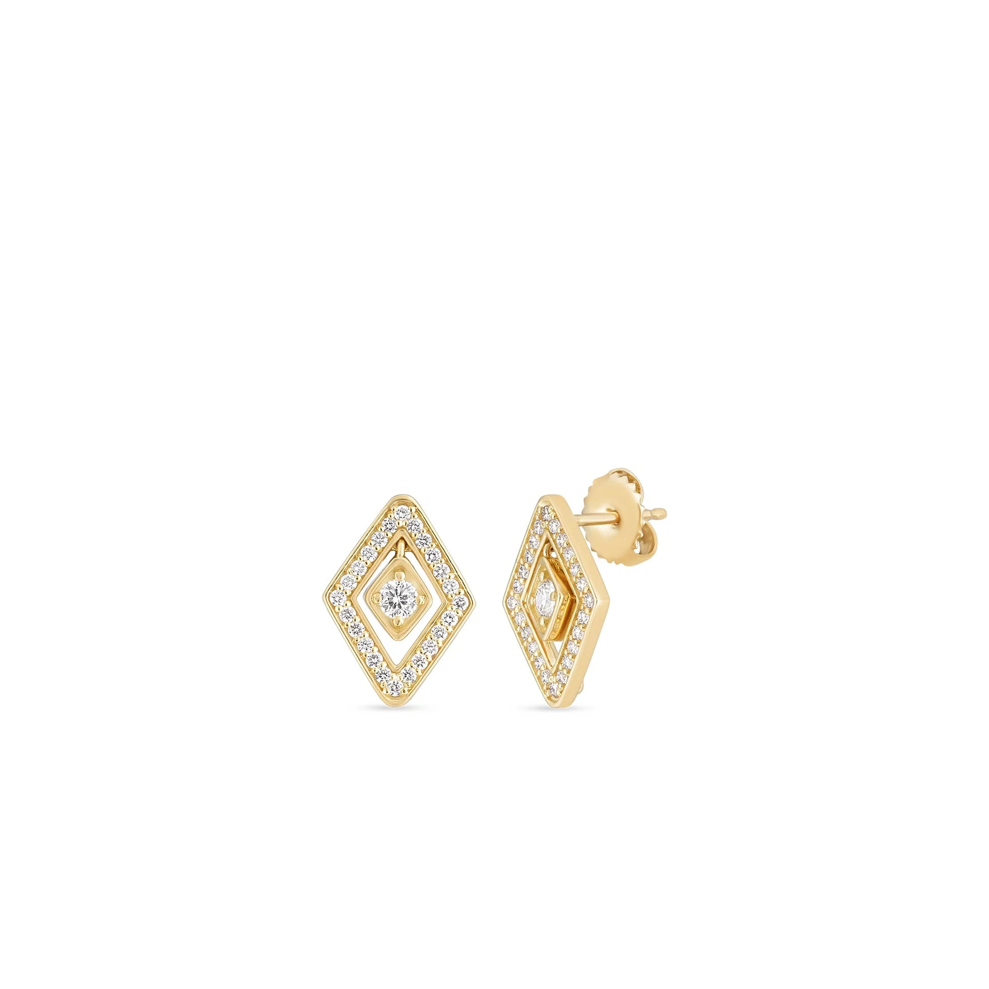 DIAMANTE DIAMOND STUD EARRINGS by Roberto Coin