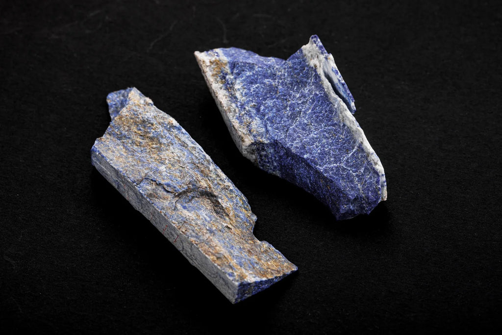 F77 STAINLESS STEEL LAPIS LAZULI - 37MM