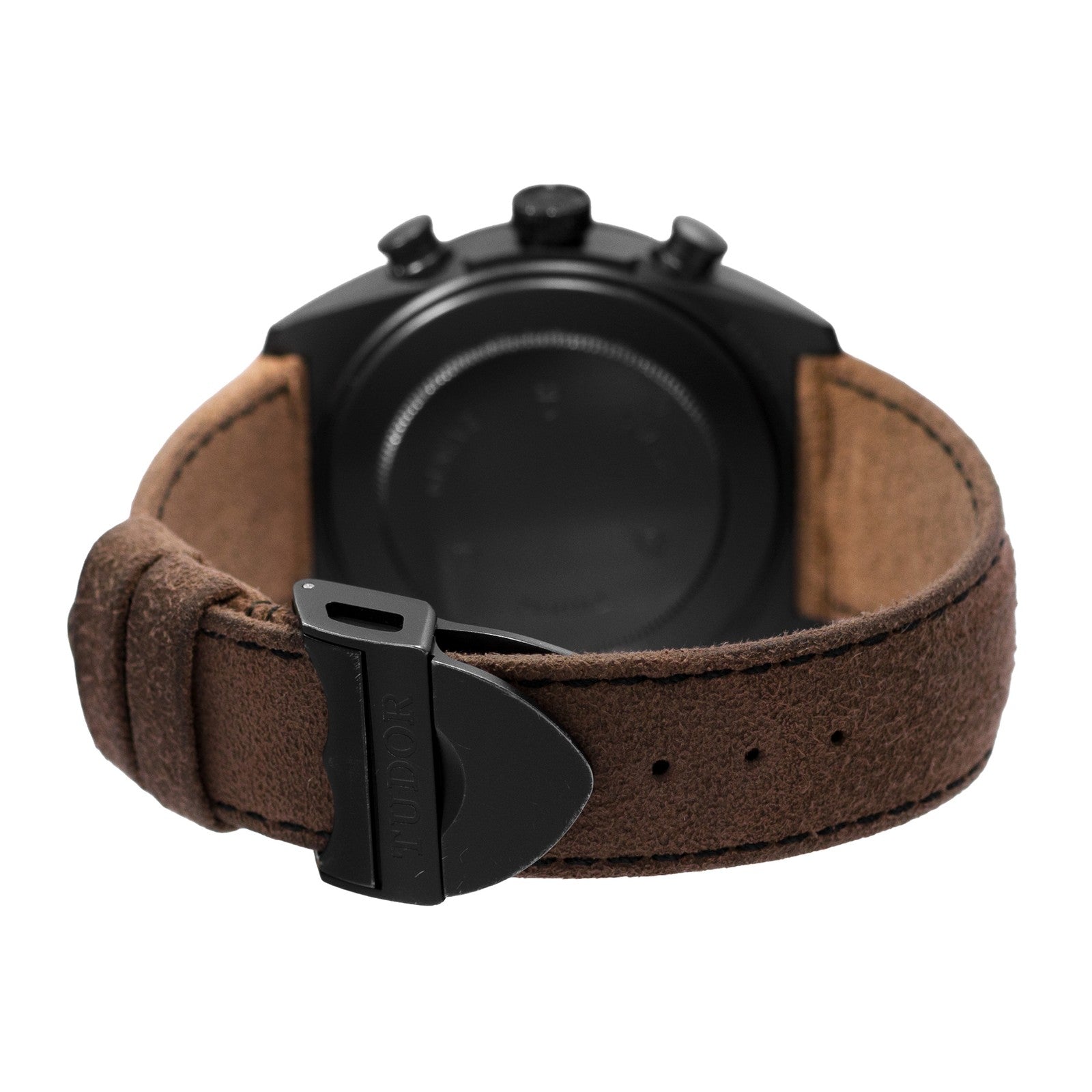 Tudor Fastrider Black Shield 42mm Black Ceramic Leather Suede