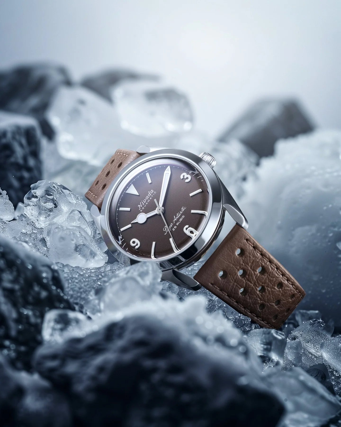 SUPER ANTARCTIC 3.6.9 BROWN NO VINTAGE EFFECT - WHITE LUMINOUS